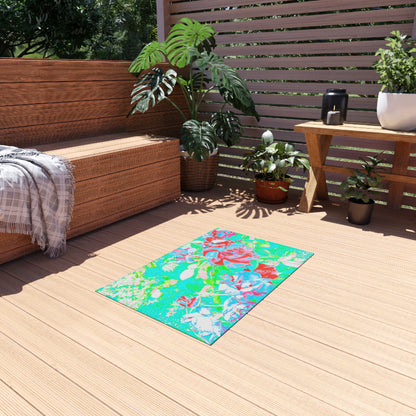 Indoor/Outdoor Rug Abstract Garden Joy