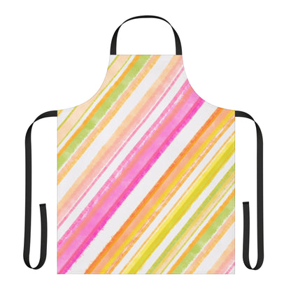 Aprons Watercolor Diagonal Stripes