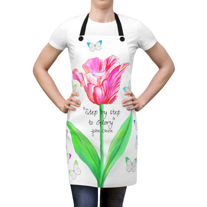 Vibrant Tulips Apron Step By Step to glory John Owen