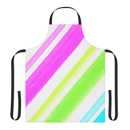 Aprons Watercolor Diagonal Stripes