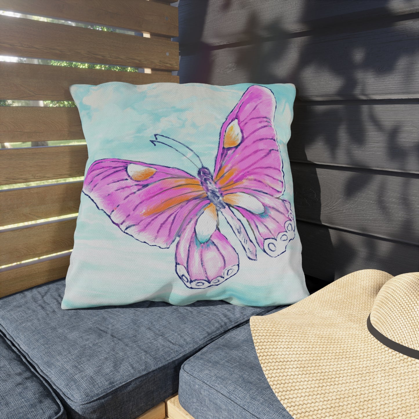 Outdoor Pillows Butterfly Flutter