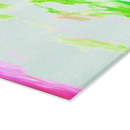 Glass Cutting Board Watercolor Landscape