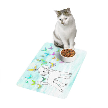 Dogi Butterfly Flutter Pet Food Mat Poodle