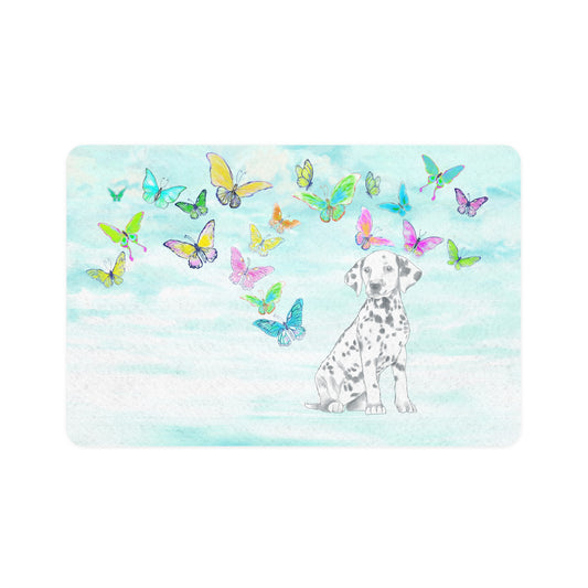 Dogi Butterfly Flutter Pet Food Mat Dalmatian