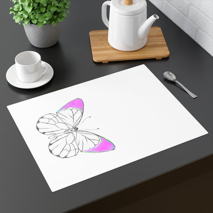 Placemat, 1pc Lucy Butterfly Bright Pink