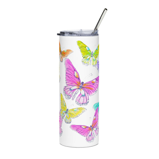 Stainless Steel Tumblers, 20oz Butterfly Ballet