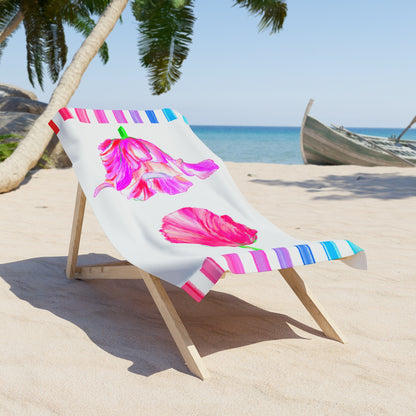 Towels Tulip Love Beach or Bath Towel