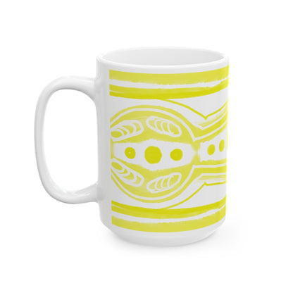 Mugs Pattern Play Yellow
