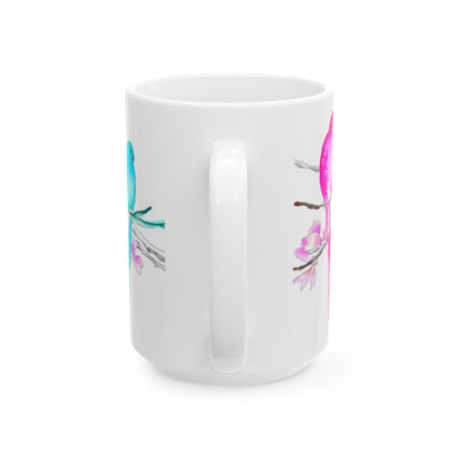 Blossoms & Birds Ceramic Mugs