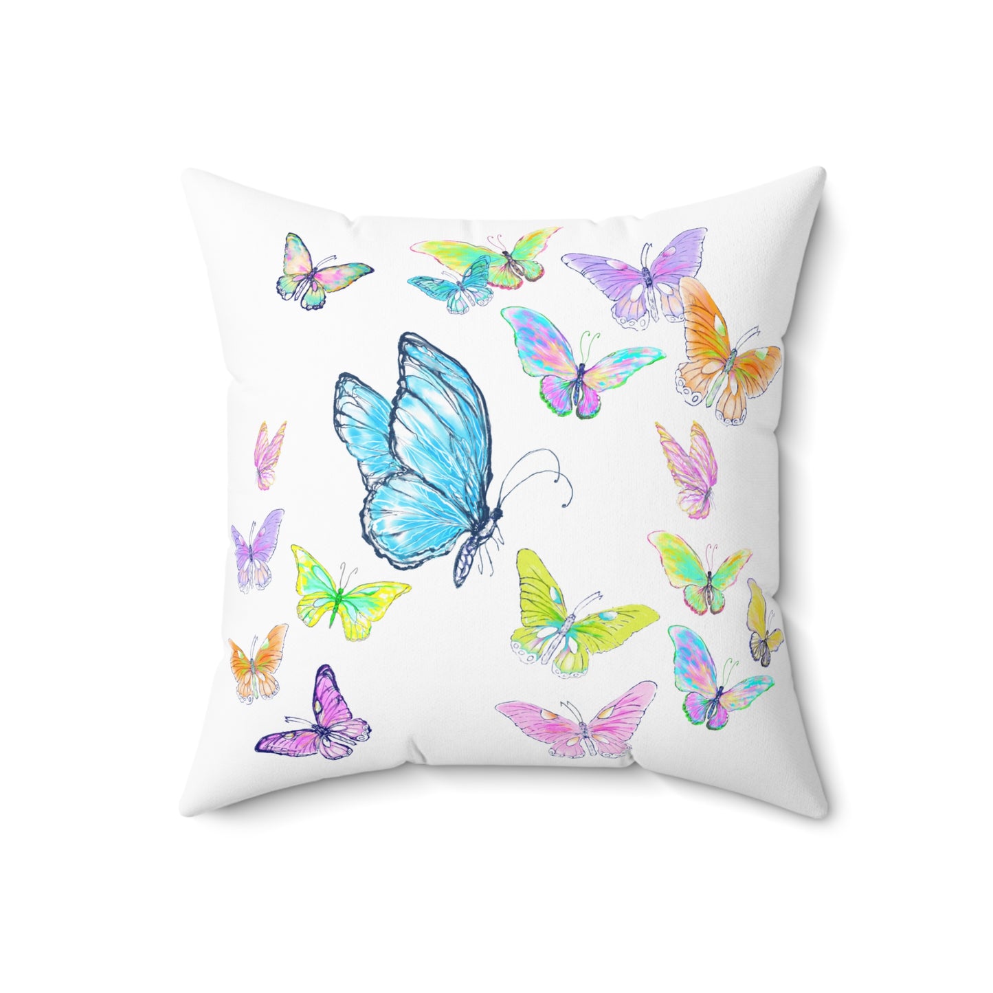Pillows Multi-Color Butterflies