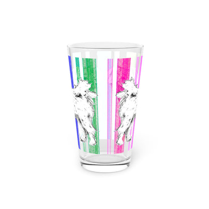 Dogi Fun Pint Glass, 16oz Shih Tzu