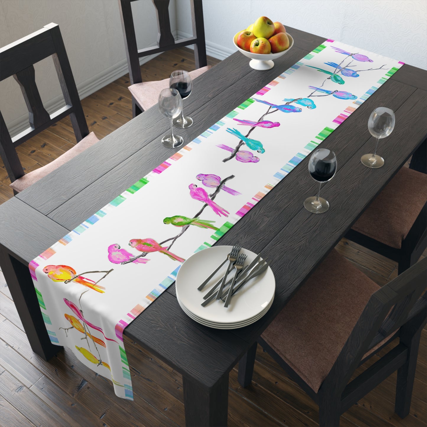 Jolly Birds Table Runner