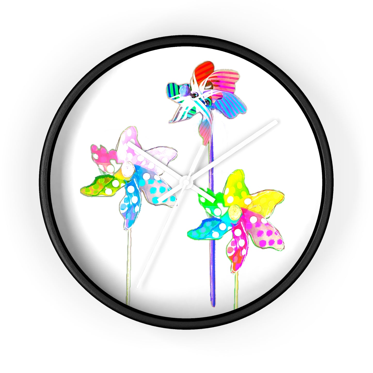 Celebrations Pin Wheel Wall Clock
