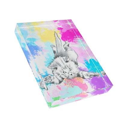 Kitty Fun Acrylic Block