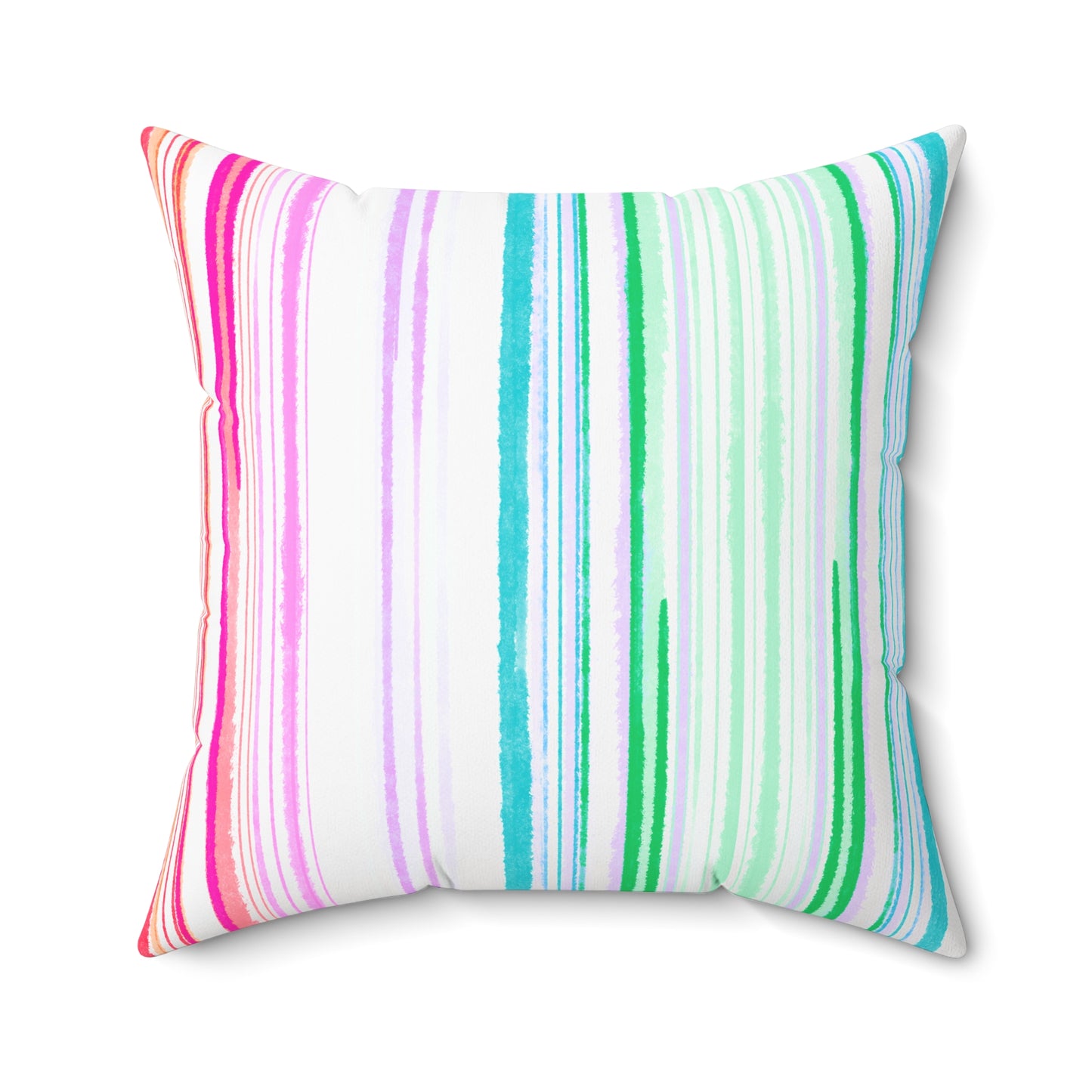 Polyester Euro Square Pillow Joyful Blooms