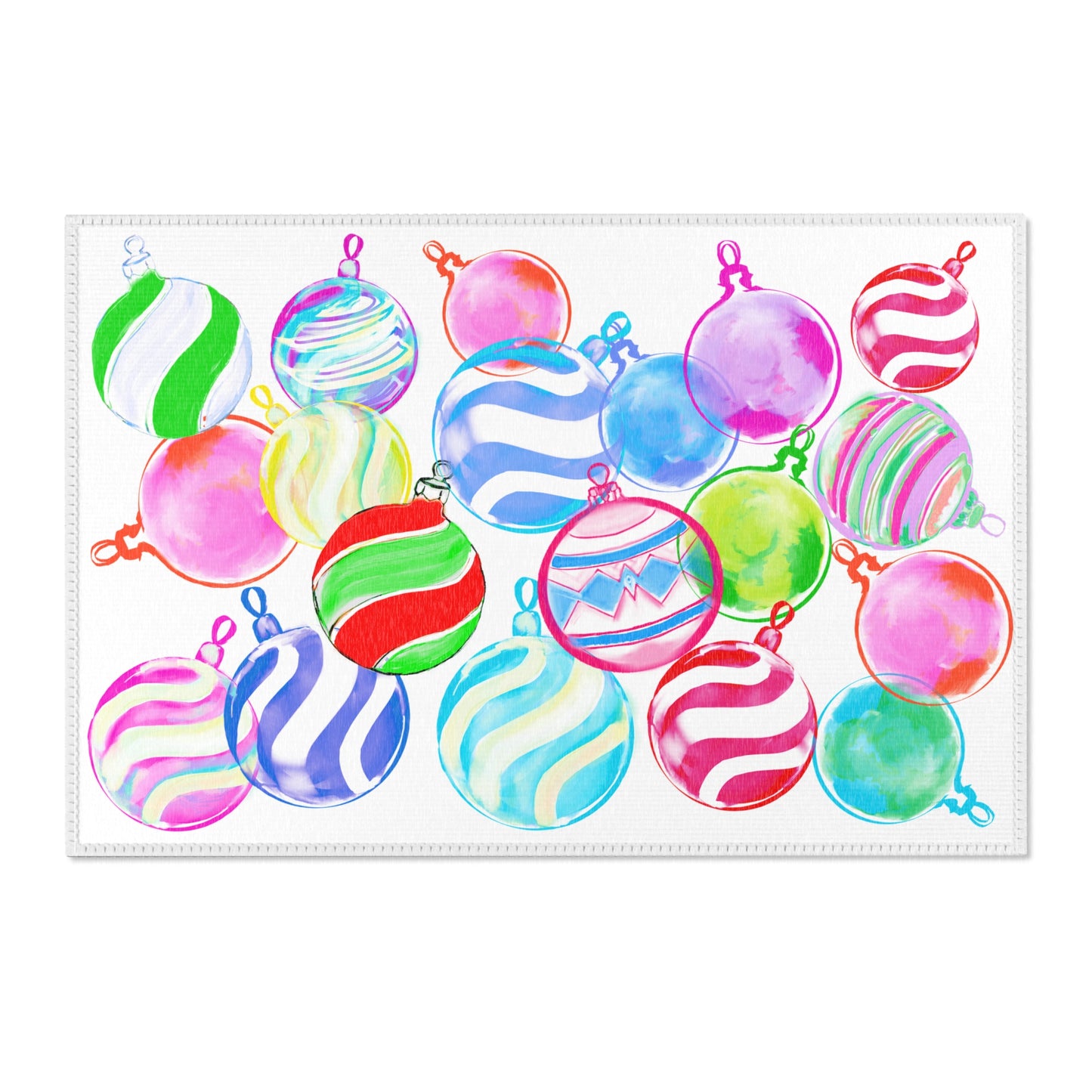 Indoor Area Rugs Dancing Ornaments