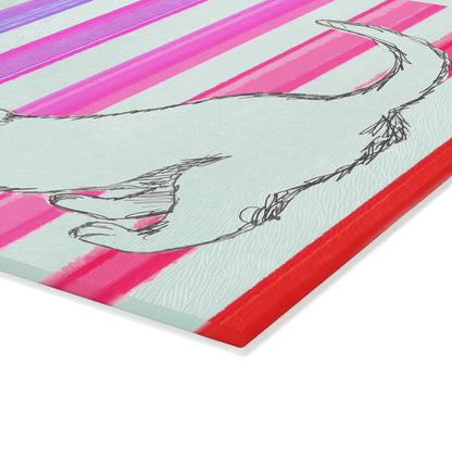 Glass Cutting Boards Kitty Fun