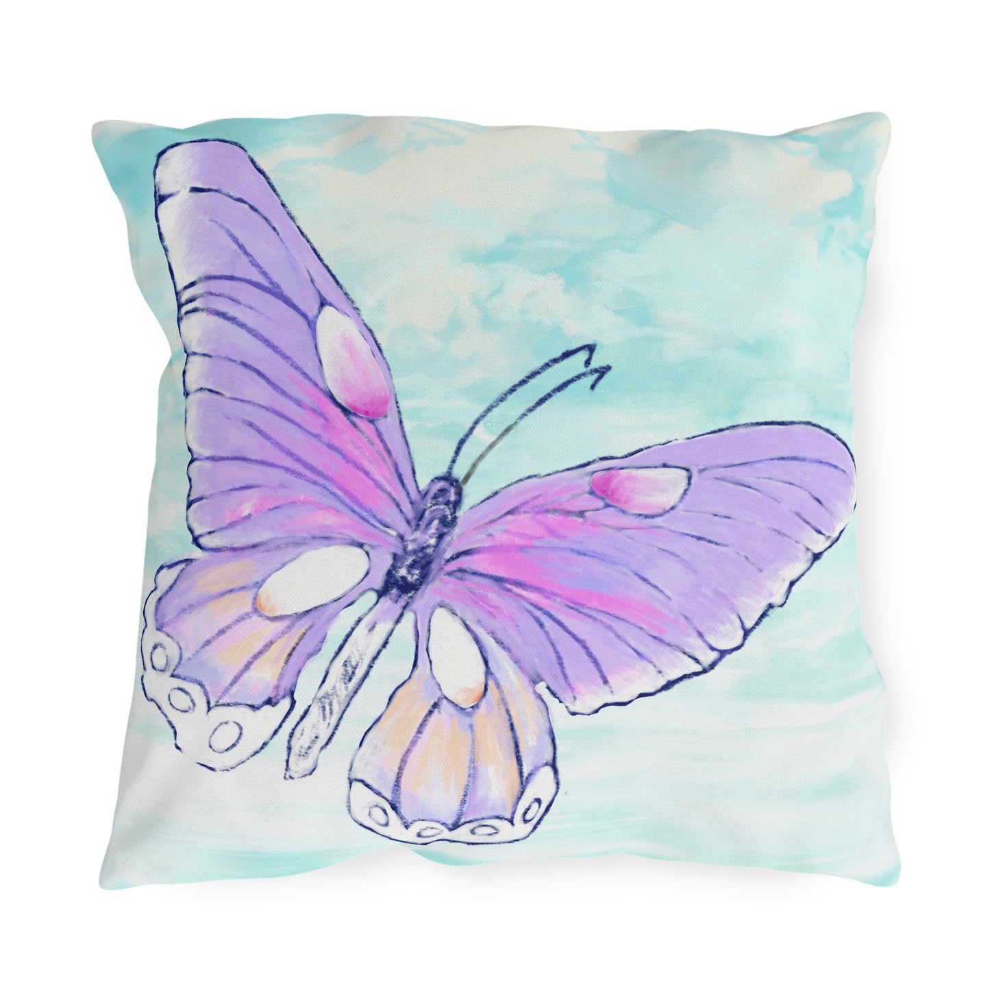 Outdoor Pillows Butterfly Flutter
