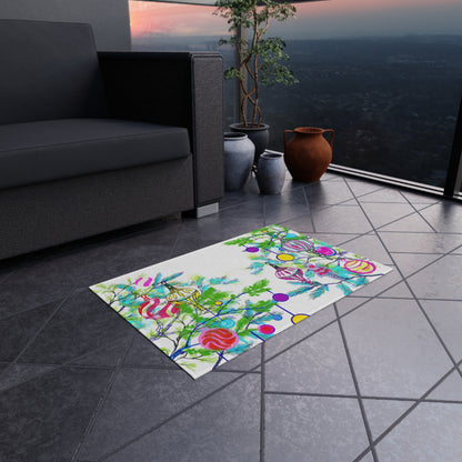 Indoor/Outdoor Rug Double the Joy of Christmas