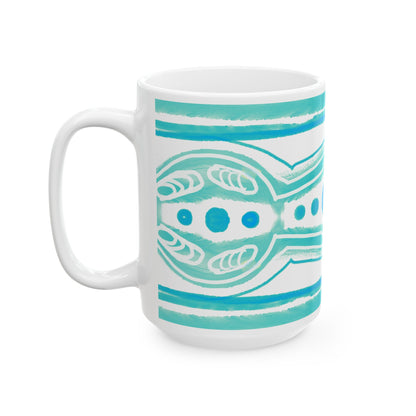 Pattern Play Mug Blue Green