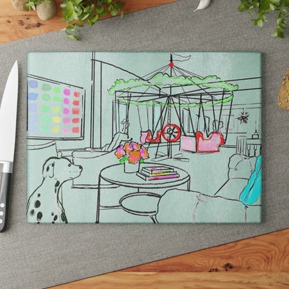 Glass Cutting Board Sketch & Slice