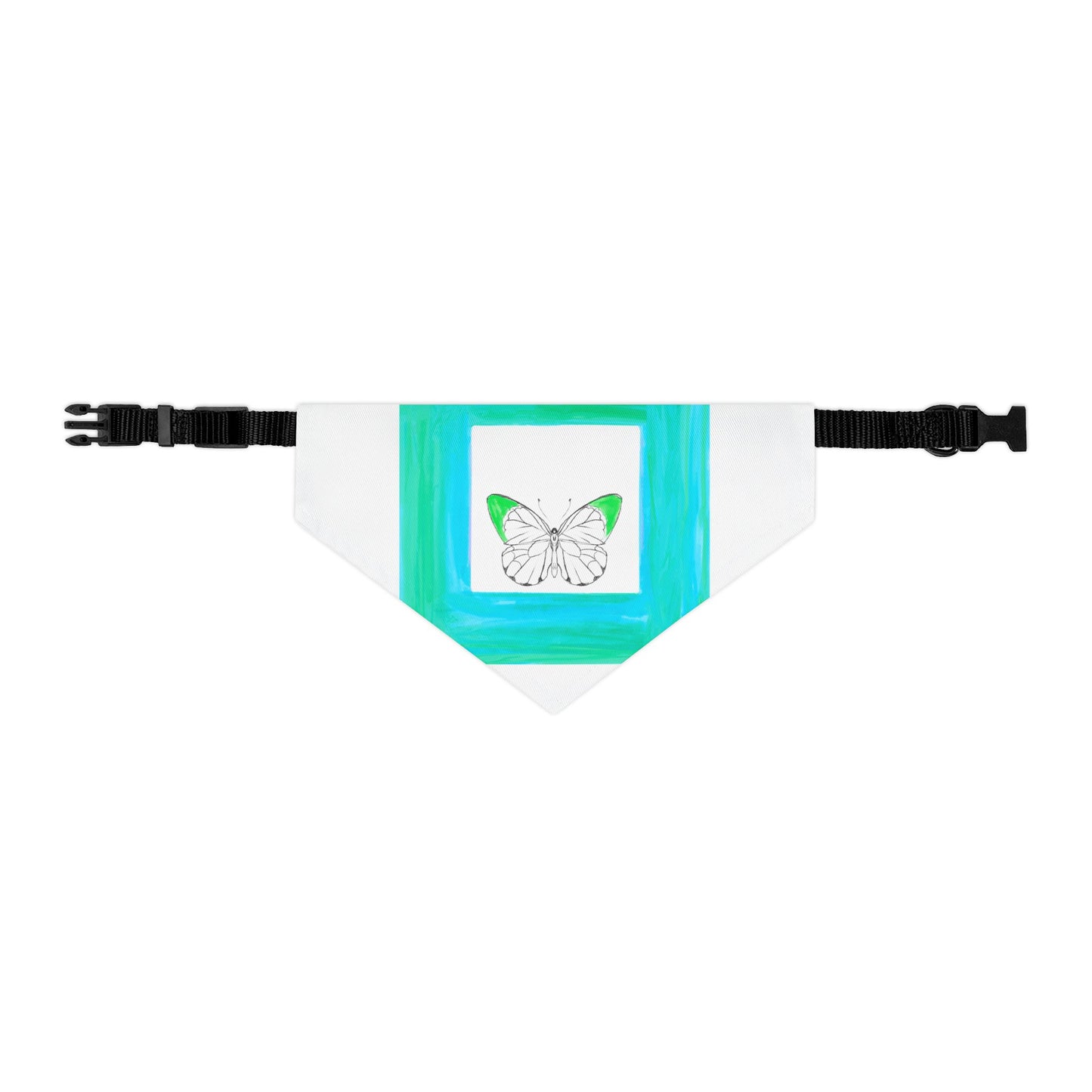 Pet Bandana Collar Colorful Flutter Charm