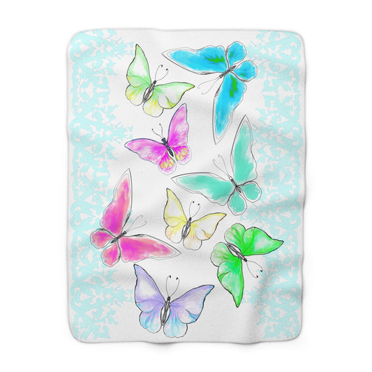 Blankets Sherpa Fleece Butterfly Snuggle