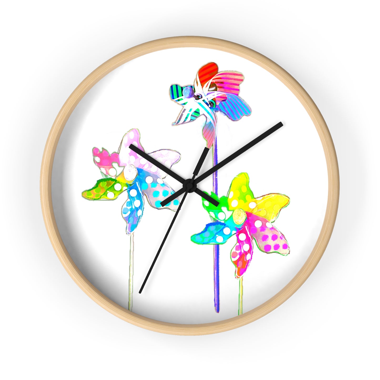 Celebrations Pin Wheel Wall Clock