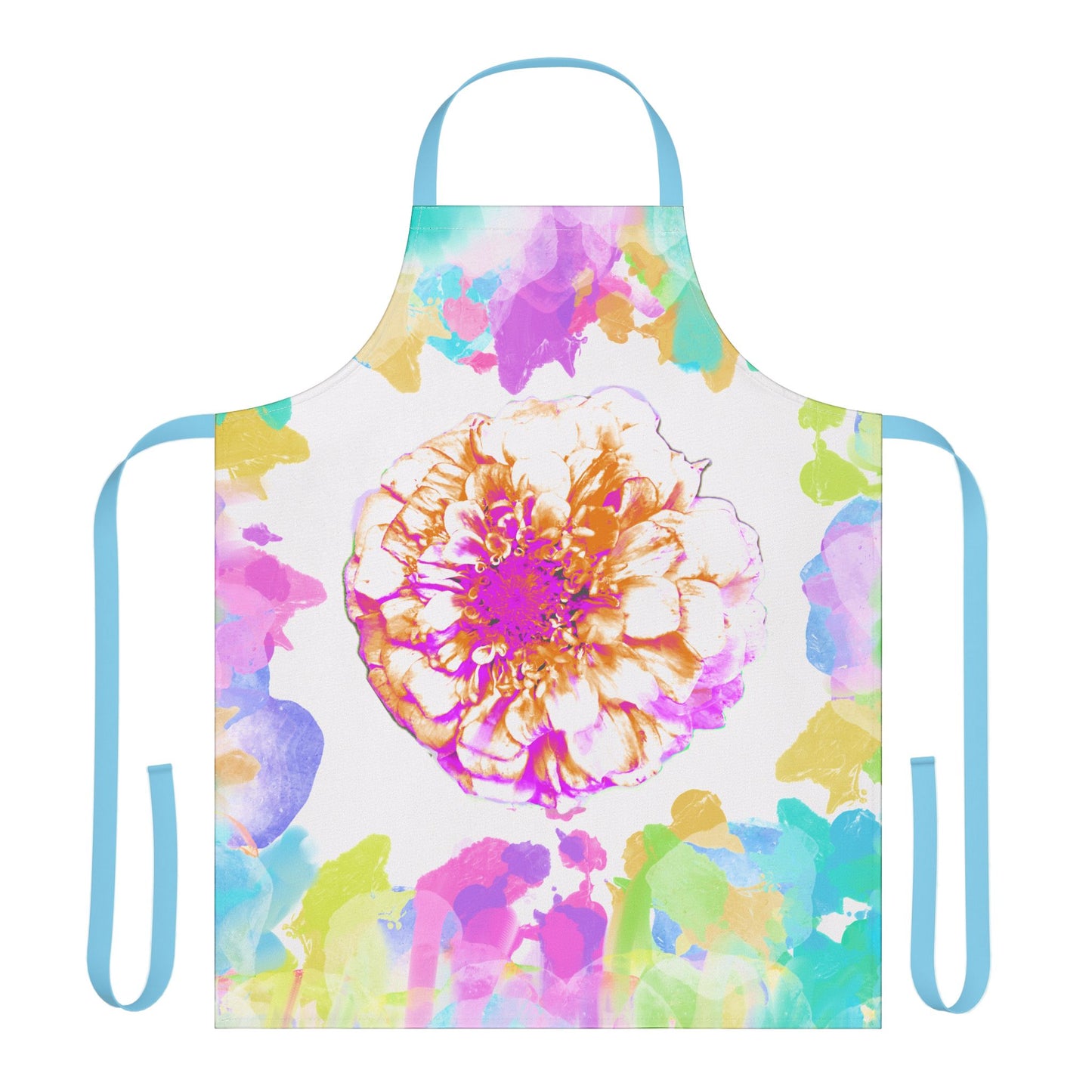 Zinnia Color Splash Apron