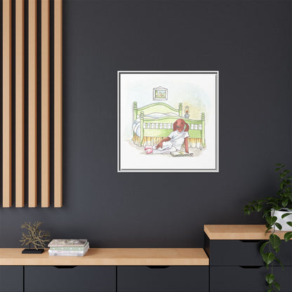 Dogi Fun Matte Canvas Framed