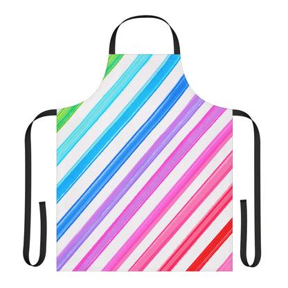 Aprons Watercolor Diagonal Stripes