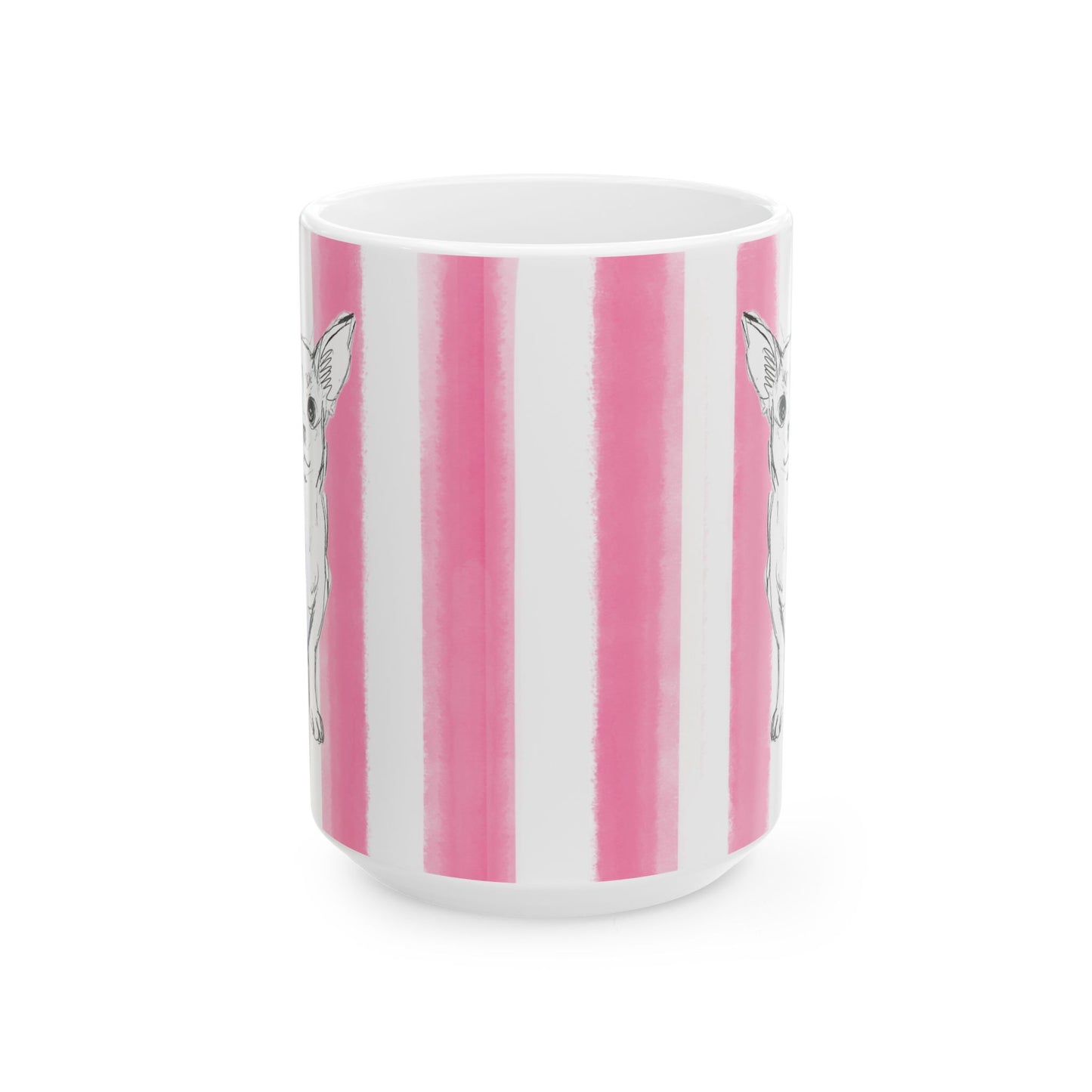 Dogi Fun with Pink Stripes