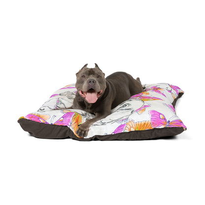 Dogi Butterfly Flutter Pet Bed Pink and Orange