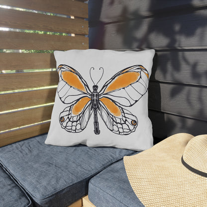 Outdoor Pillows Lulu Butterflies Orange