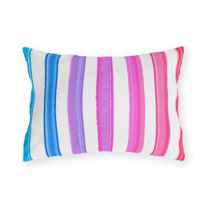 Outdoor Pillows Watercolor Stripes