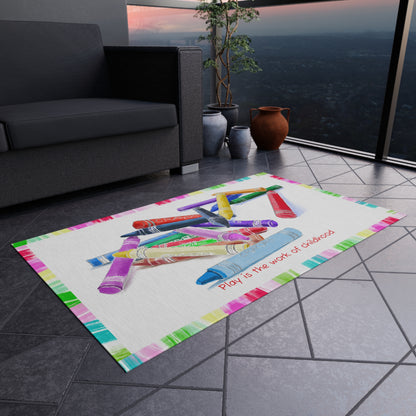 Pattern Play Indoor/Outdoor Rug Play is the work of childhood