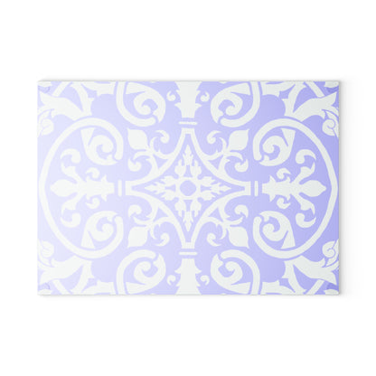 Glass Cutting Board Watercolor Pattern