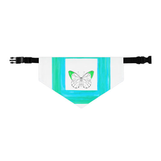 Pet Bandana Collar Colorful Flutter Charm