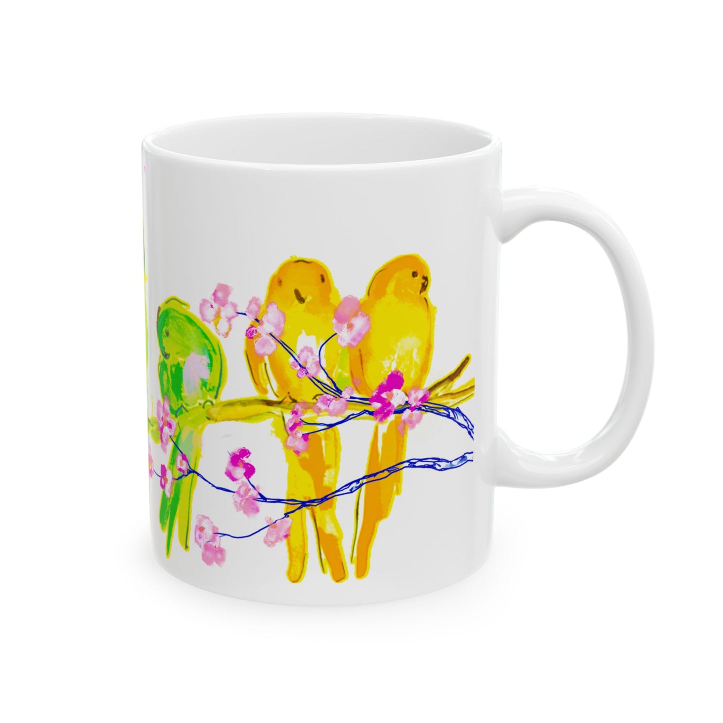 Mugs Blossoms & Birds
