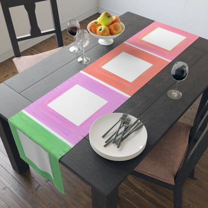 Table Runner Color Block (Cotton or Poly)