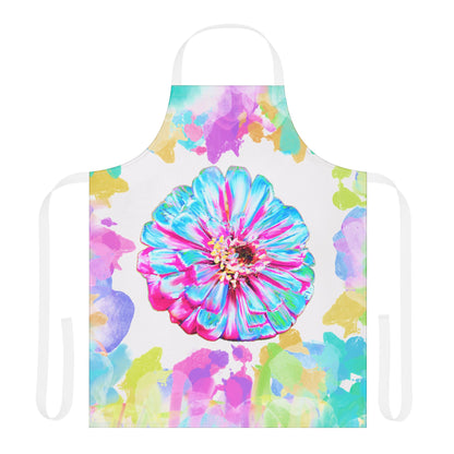 Zinnia Color Splash Apron