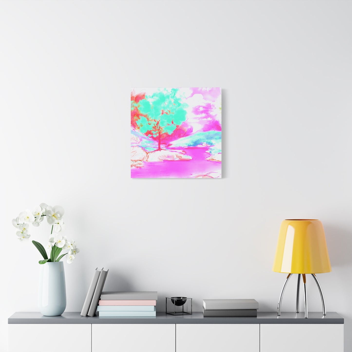 Joyful Landscape Matte Canvas, Stretched, 1.25"