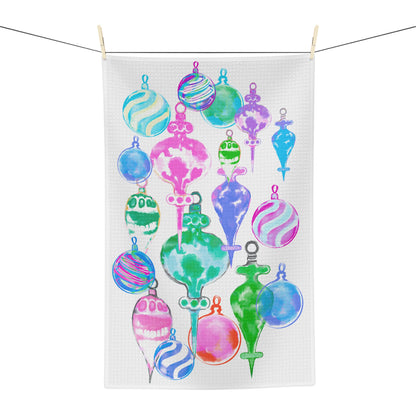 Dish Towels Microfiber Christmas Ornaments