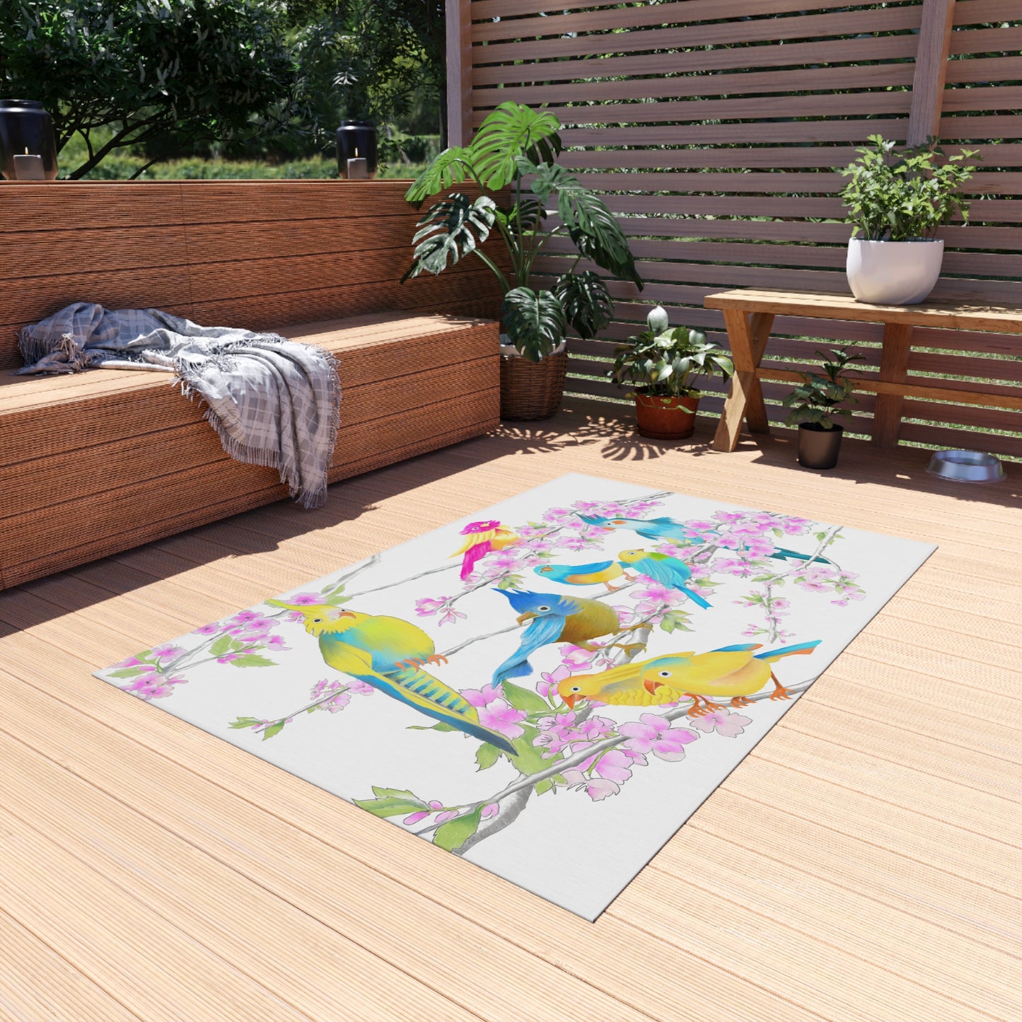 Cherry Chirp Indoor/Outdoor Rug