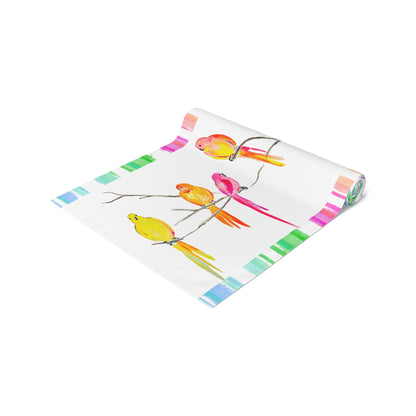 Jolly Birds Table Runner