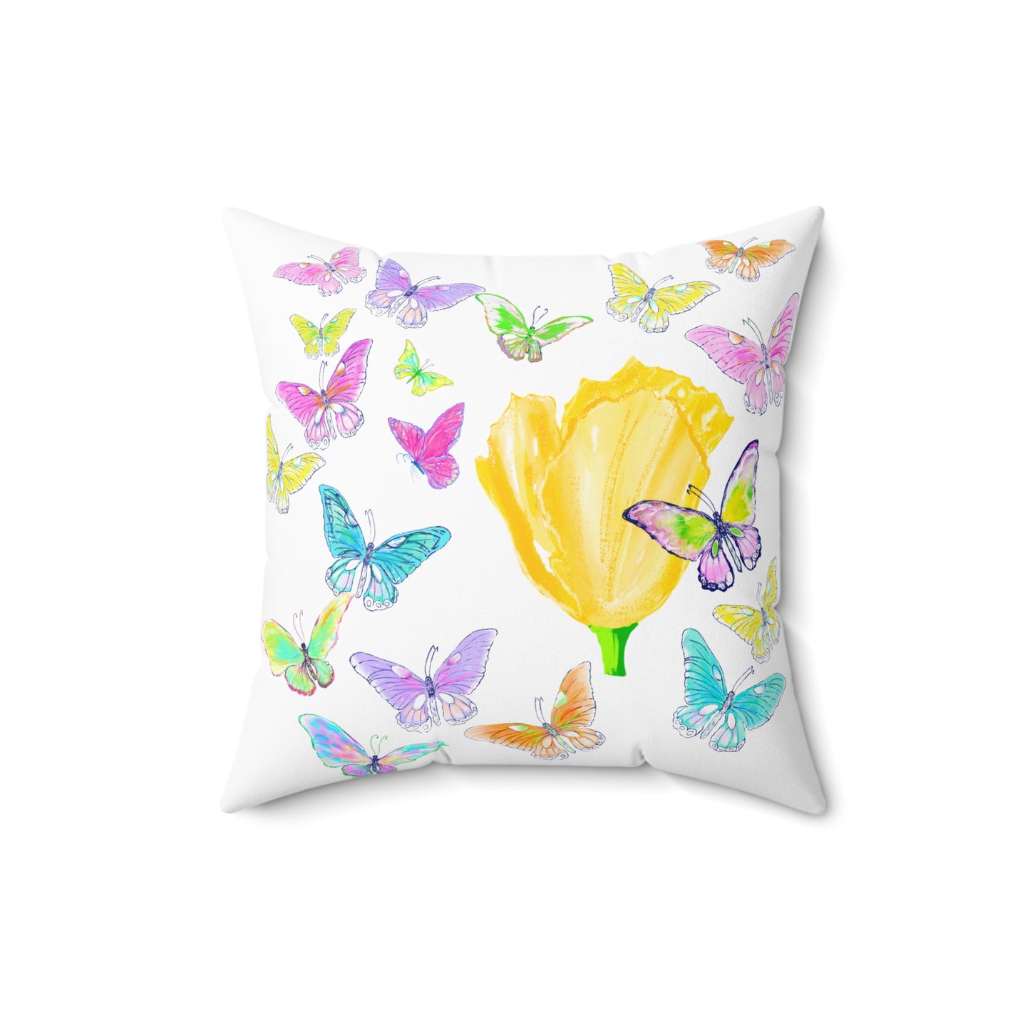 Pillows Dancing Tulips & Butterflies
