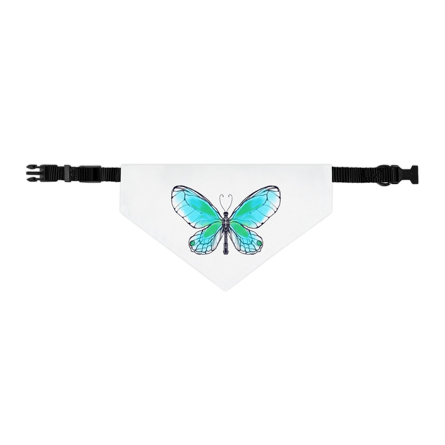 Pet Bandana Collar Colorful Flutter Charm