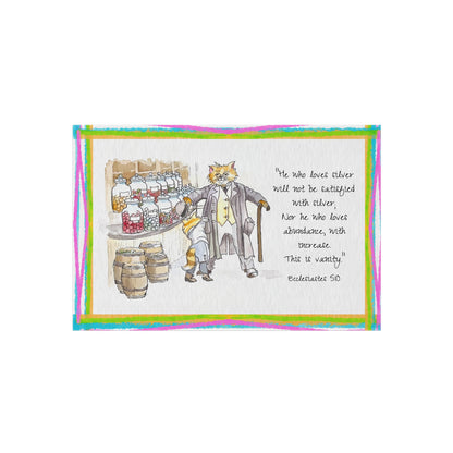 Kitty Fun Indoor/Outdoor Rug Inspirational quote