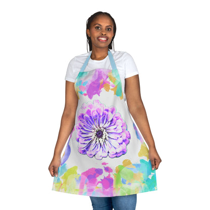 Zinnia Color Splash Apron