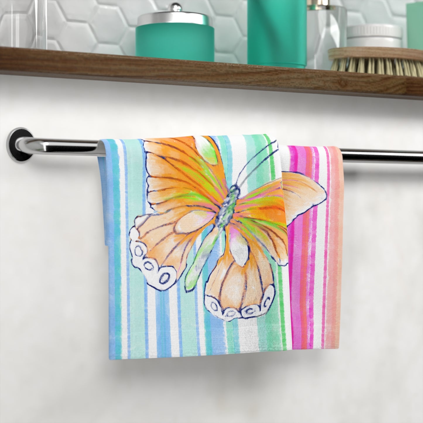 Face Towels Watercolor Flutter